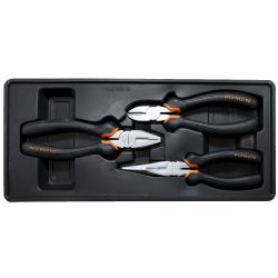 FIXMAN 3-pc Pliers Set (combination 8'ncutting 7.5' Long Nose 8')